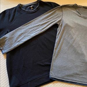 Men's 2 Large Long Sleeve Pullover Bundle